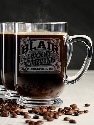Wood Carving : Coffee Mugs - Engraved