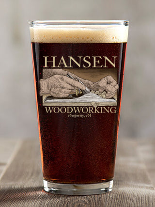 Woodworking : Pint Glasses - Color Printed