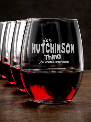 You Wouldn't Understand : Stemless Wine Glasses - Engraved