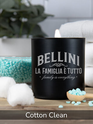 Family Is Everything : 11oz. Engraved Scented Candles