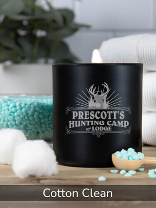 Hunting Camp : 11oz. Engraved Scented Candles