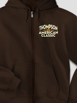 American Classic : Embroidered Zip Hoodies