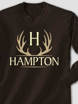 Antler Monogram : Printed Long Sleeves