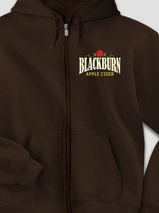 Apple Cider : Embroidered Zip Hoodies