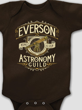 Astronomy Guild : Printed Baby Bodysuits