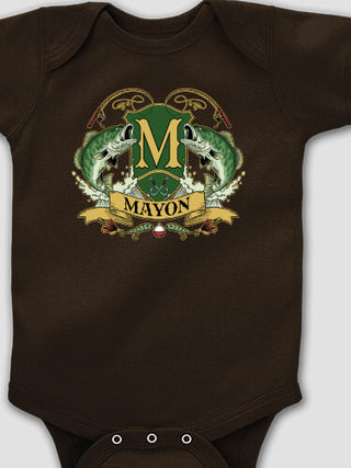 Bass Coat Of Arms : Printed Baby Bodysuits