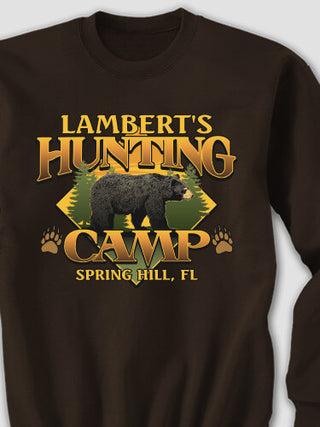 Bear Hunting Camp : Printed Sweatshirts