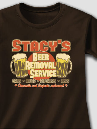 Beer Removal : Printed T-Shirts