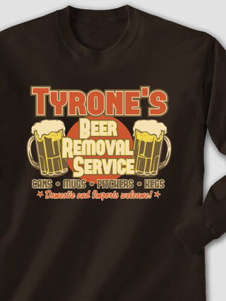 Beer Removal : Printed Long Sleeves