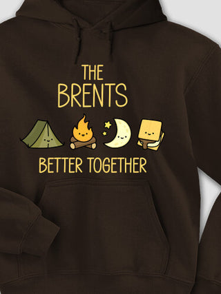 Better Together Camping : Printed Hoodies