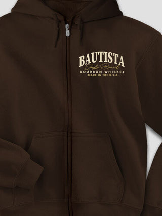 Bourbon Whiskey : Embroidered Zip Hoodies