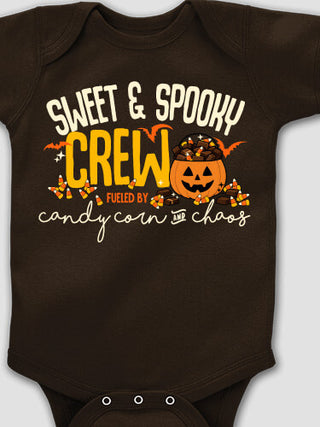 Candy Corn And Chaos : Printed Baby Bodysuits