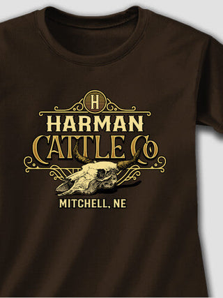 Cattle Company : Adult Ladies Fitted T-Shirt