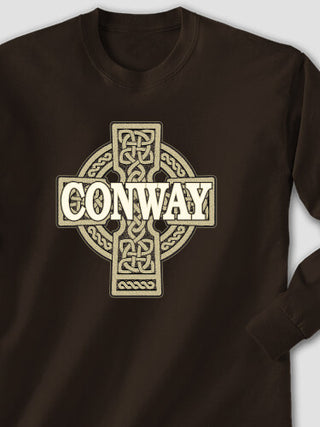 Celtic Stone Cross : Printed Long Sleeves