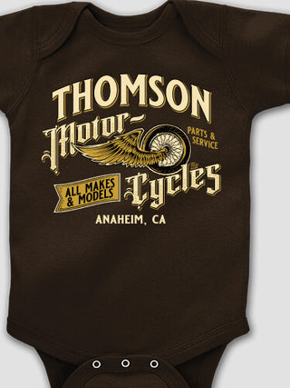 Classic Motorcycles : Printed Baby Bodysuits