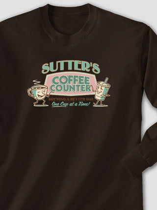 Coffee Counter : Printed Long Sleeves