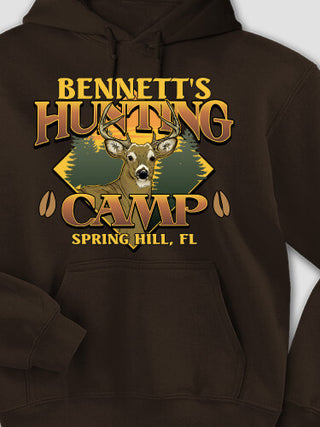 Deer Hunting Camp : Printed Hoodies