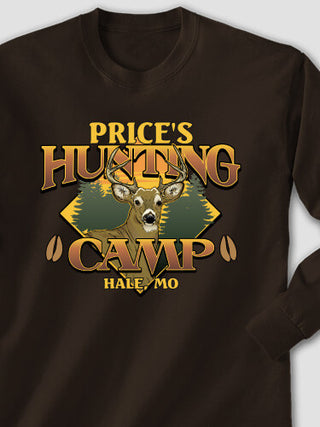 Deer Hunting Camp : Printed Long Sleeves