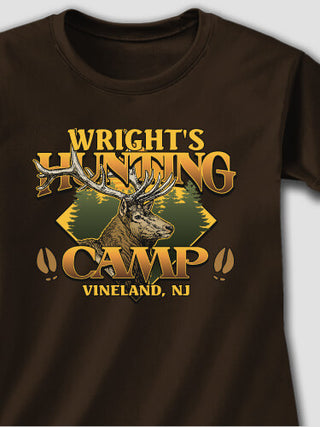 Elk Hunting Camp : Printed T-Shirts