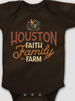 Faith Family Farm : Printed Baby Bodysuits