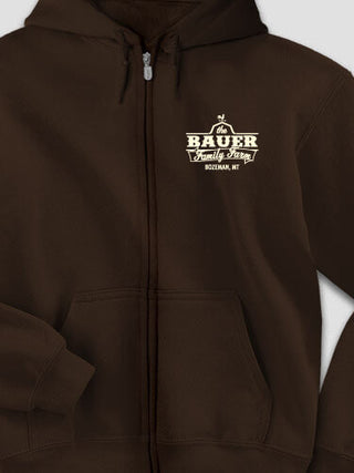 Family Farm : Embroidered Zip Hoodies