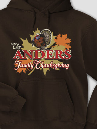 Family Thanksgiving : Printed Hoodies