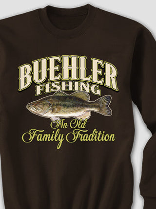 Fishing Family Tradition : Printed Sweatshirts