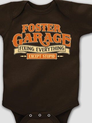 Fixing Everything Garage : Printed Baby Bodysuits