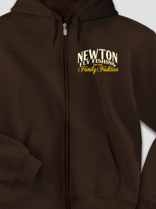 Fly Fishing Family Tradition : Embroidered Zip Hoodies