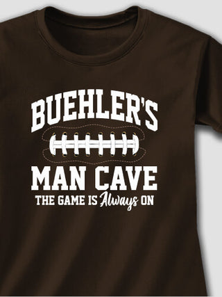Football Man Cave : Printed T-Shirts