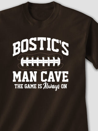 Football Man Cave : Printed T-Shirts