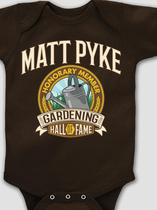 Gardening Hall Of Fame : Printed Baby Bodysuits