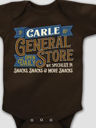 General Store : Printed Baby Bodysuits