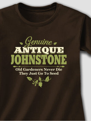 Genuine Antique Gardener : Adult Ladies Fitted T-Shirt