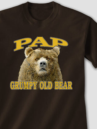 Grumpy Old Bear : Printed T-Shirts