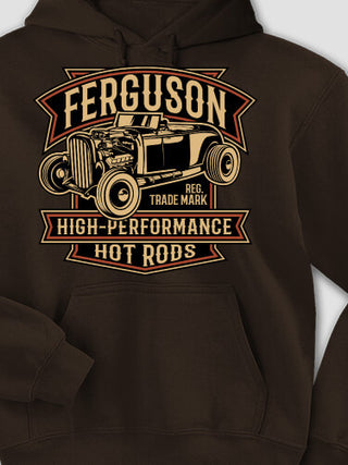 High-Performance Hot Rods : Printed Hoodies