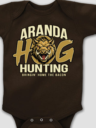 Hog Hunting : Printed Baby Bodysuits