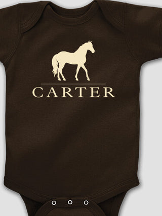 Horse : Printed Baby Bodysuits