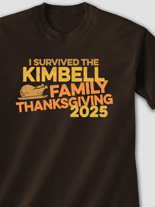 I Survived Thanksgiving : Printed T-Shirts