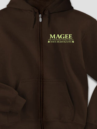 Irish Roots : Embroidered Zip Hoodies