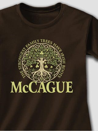 Irish Roots : Adult Ladies Fitted T-Shirt