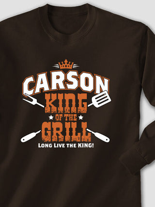 King of the Grill : Printed Long Sleeves