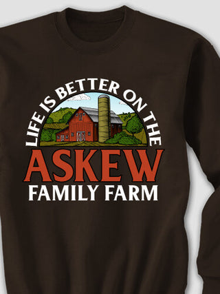 Life Is Better Farm : Printed Sweatshirts