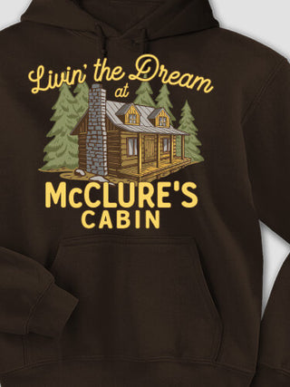 Livin' The Dream Cabin : Printed Hoodies