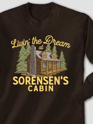 Livin' The Dream Cabin : Printed Long Sleeves