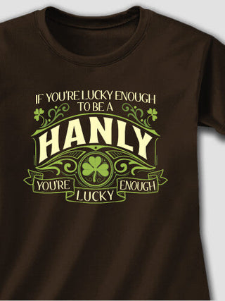 Lucky Enough : Adult Ladies Fitted T-Shirt