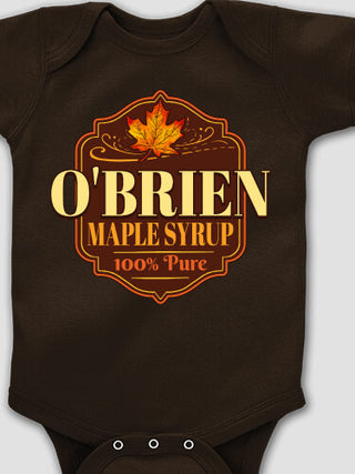 Maple Syrup : Printed Baby Bodysuits
