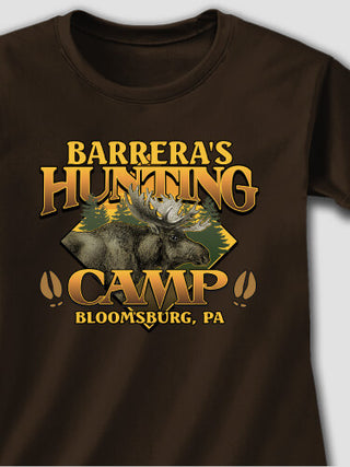 Moose Hunting Camp : Printed T-Shirts