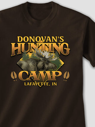 Moose Hunting Camp : Printed T-Shirts