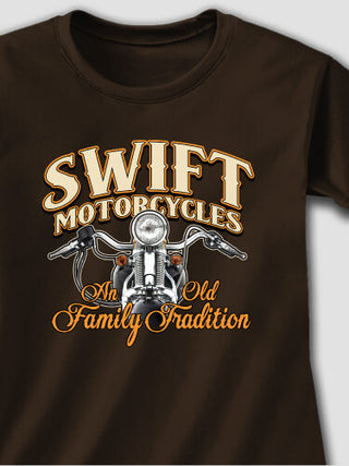 Motorcycle Family Tradition : Printed T-Shirts